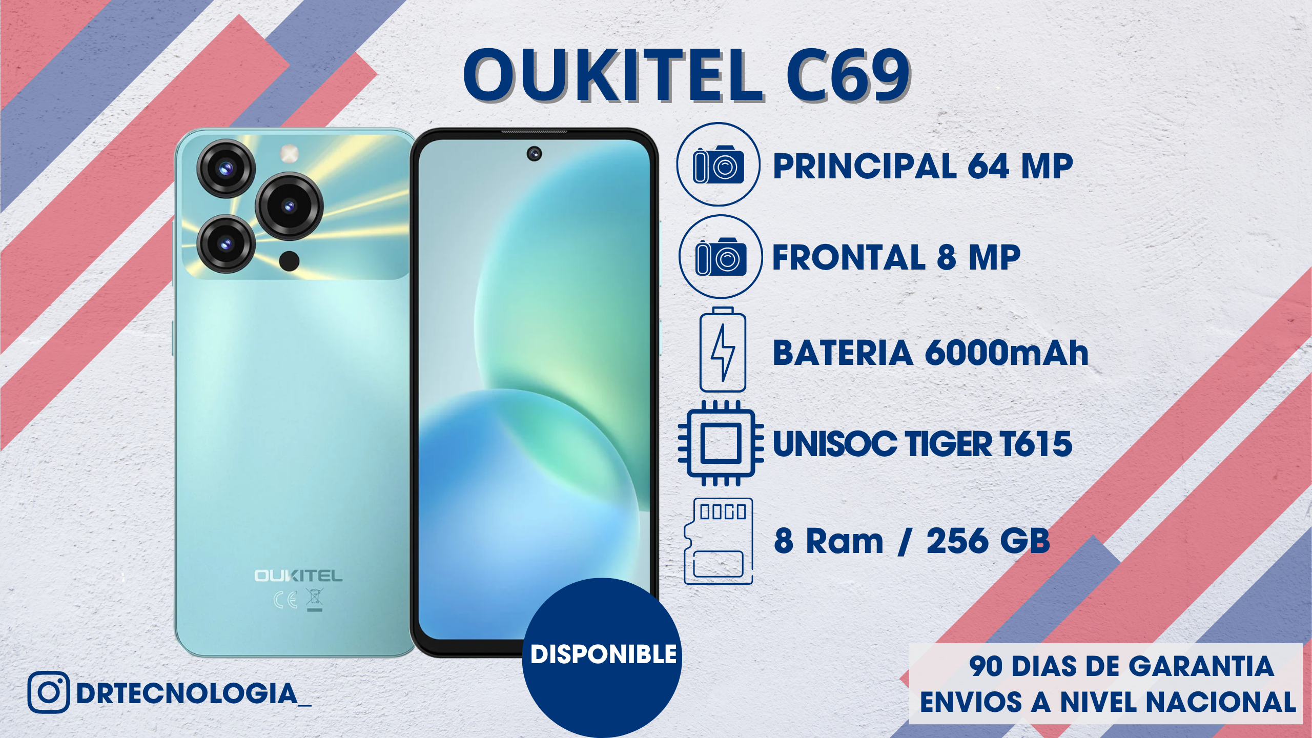 TELEFONO OUKITEL C69 8/256GB